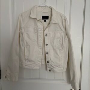 Banana Republic White Denim Jacket